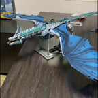 Fery Dragon 1889+ piece blocks set for advanced builders creating an articulated fantasy display model