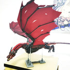 Giant dragon blocks set Christmas gift for patient builders ages 12+ who enjoy repeatable assembly steps