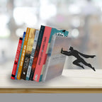Harry Potter, Yoda and superhero metal bookends with padded bases to help protect shelves