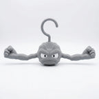 Pokemon Geodude clothes hanger with stone gray finish and outstretched anti-slip arms for hoodies