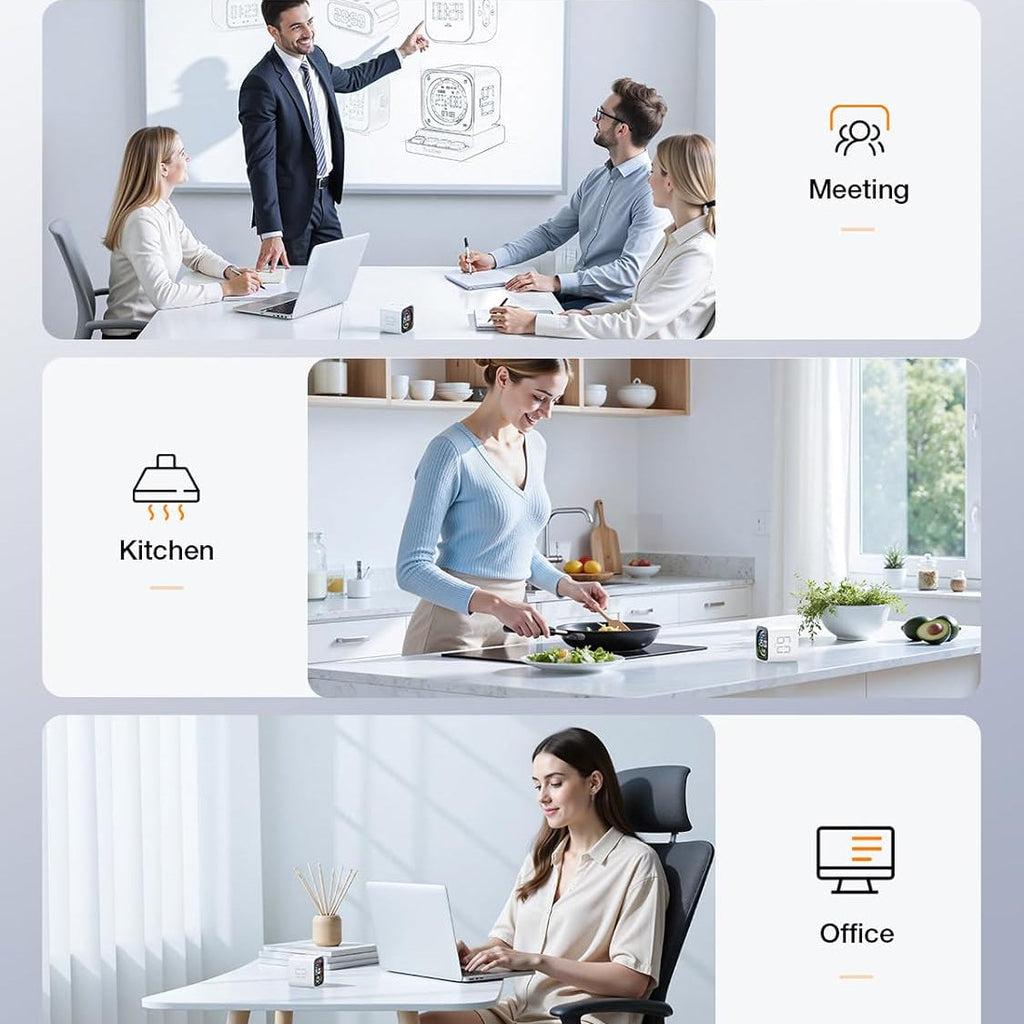 Pomodoro Timer Cube with Flip Productivity Countdown Presets