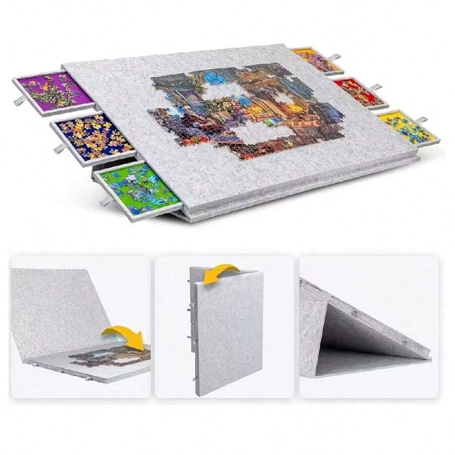 Puzzle Board 2000 Pieces with 6 Drawers