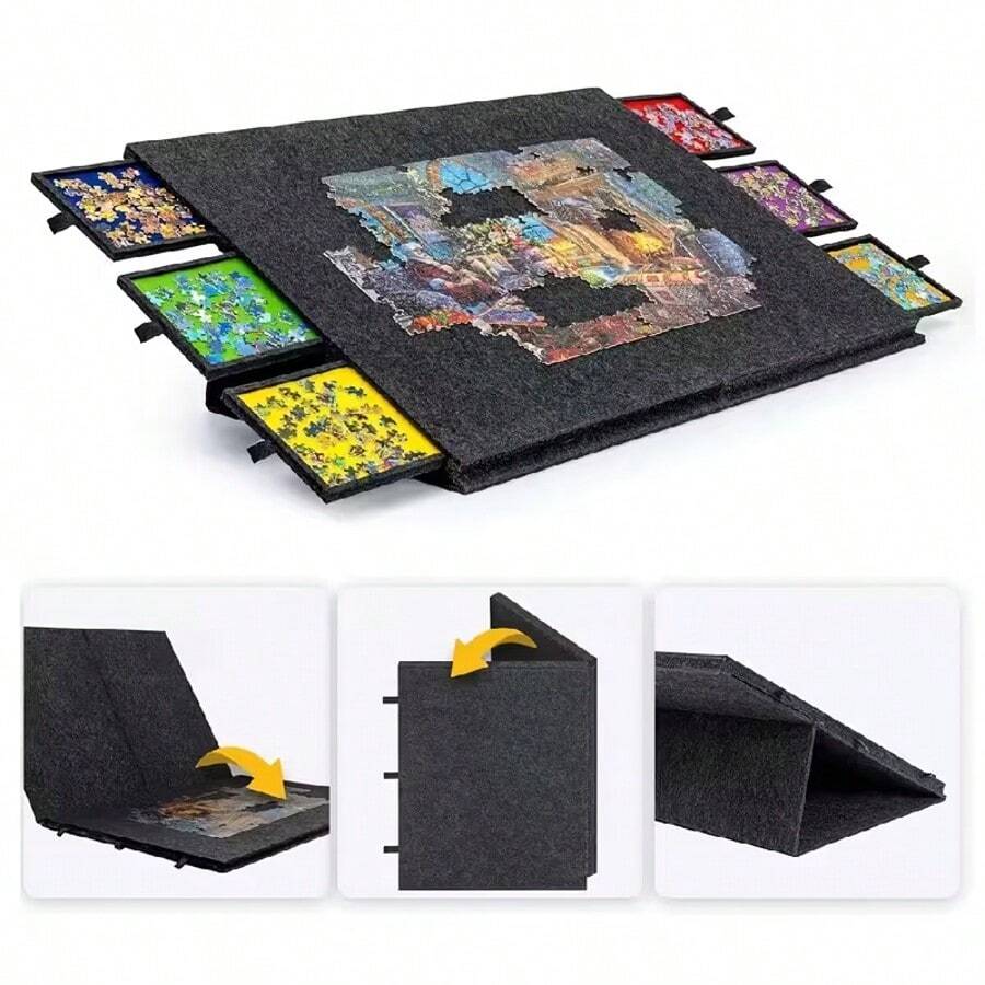 Puzzle Board 2000 Pieces with 6 Drawers