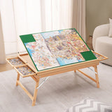 Puzzle Table With Drawers — Gearfinch
