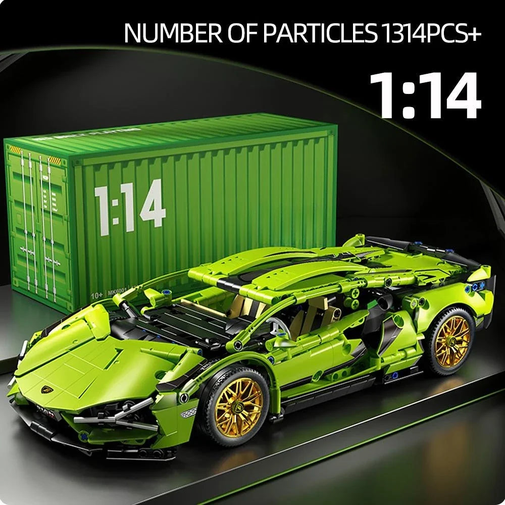 Lamborgini FK937 1:14 Scale Building Blocks RC