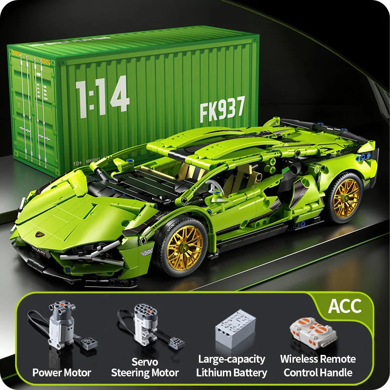 Lamborgini FK937 1:14 Scale Building Blocks RC