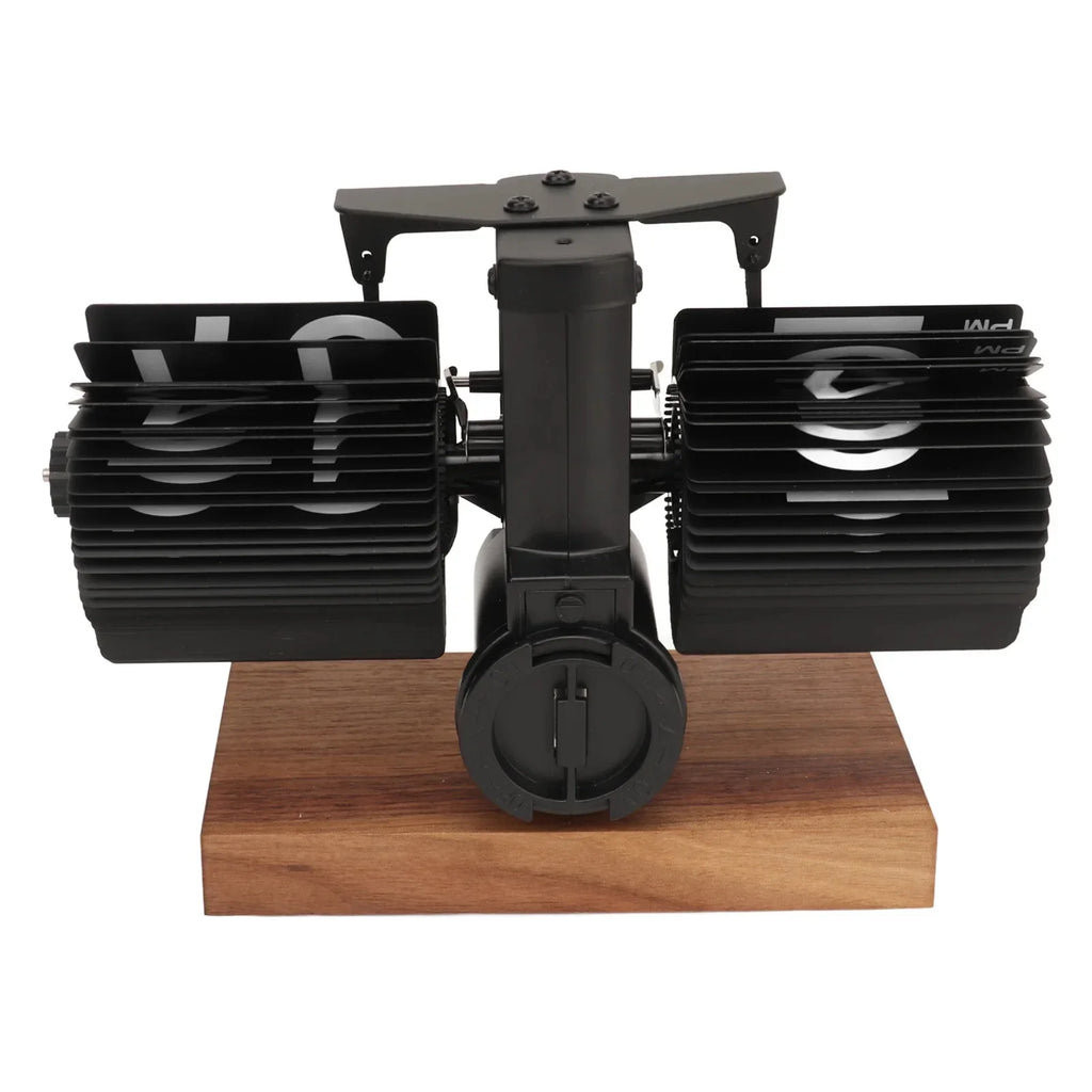 Retro Flip Down Clock with Automatic Rotating