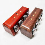 Authentic nixie tube clock for a steampunk collector's display shelf