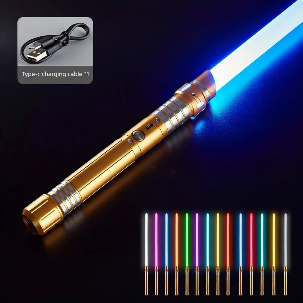 RGB Lightsaber Metal Hilt 15-Color Dueling Saber