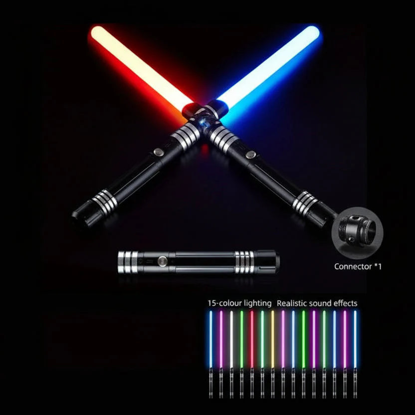 RGB Lightsaber Metal Hilt 15-Color Dueling Saber