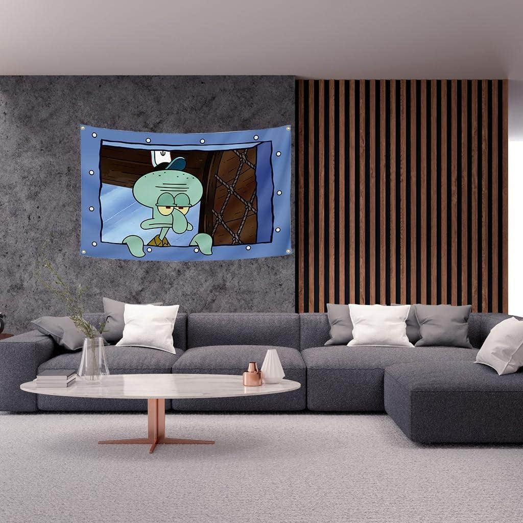 Squidward "Look at You" Wall Tapestry