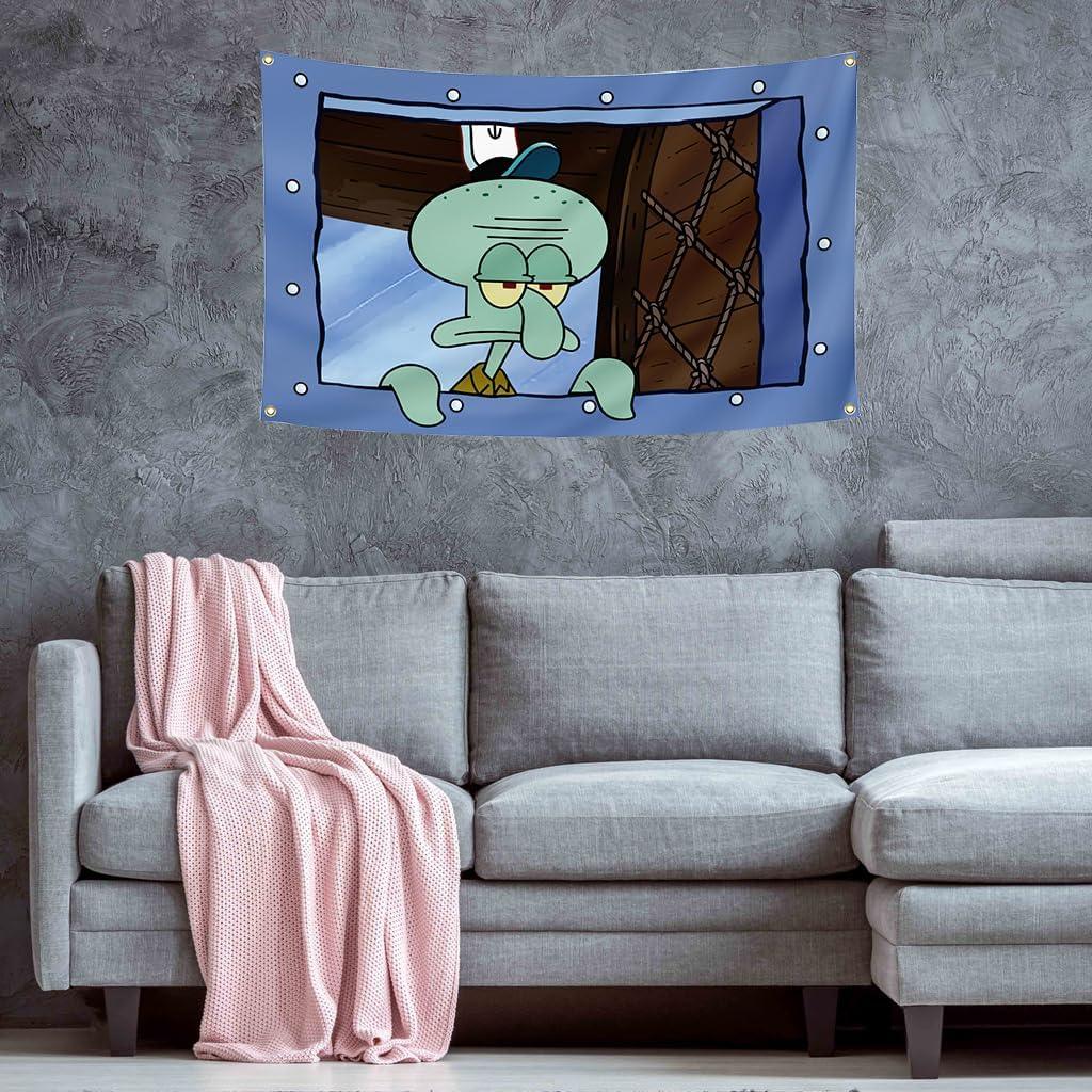 Squidward "Look at You" Wall Tapestry