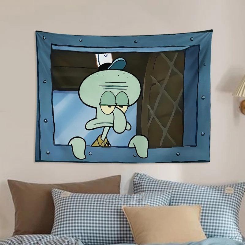 Squidward "Look at You" Wall Tapestry