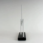Physics-themed kinetic sculpture gift for him with silent magnetic pulse movement