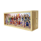 Dragon Ball 3D acrylic LED light in a wood frame for anime room decor and collector displays