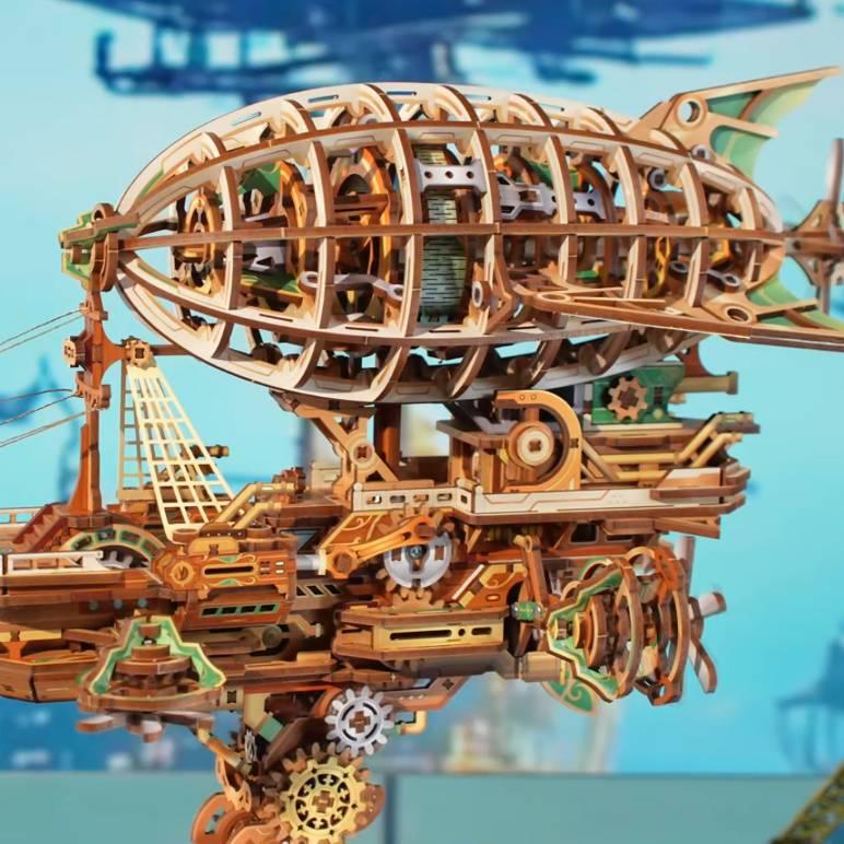 Sailing In Fog - 3D Mechanical Airship Puzzle
