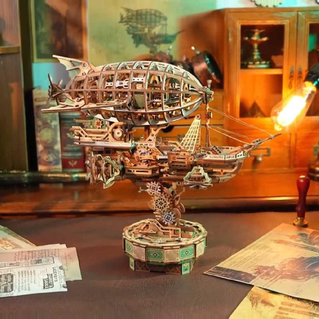 Sailing In Fog - 3D Mechanical Airship Puzzle