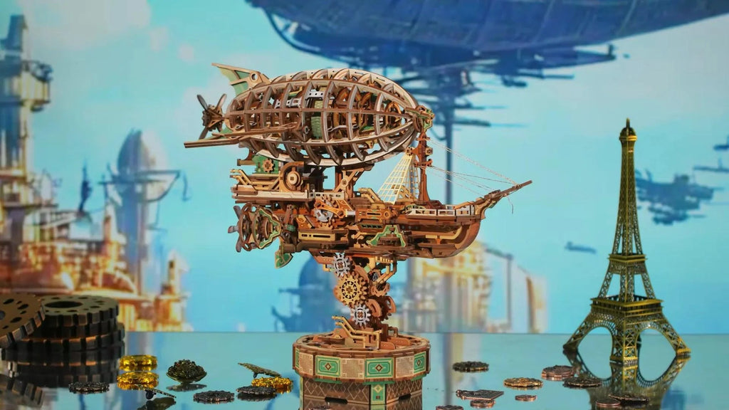 Sailing In Fog - 3D Mechanical Airship Puzzle