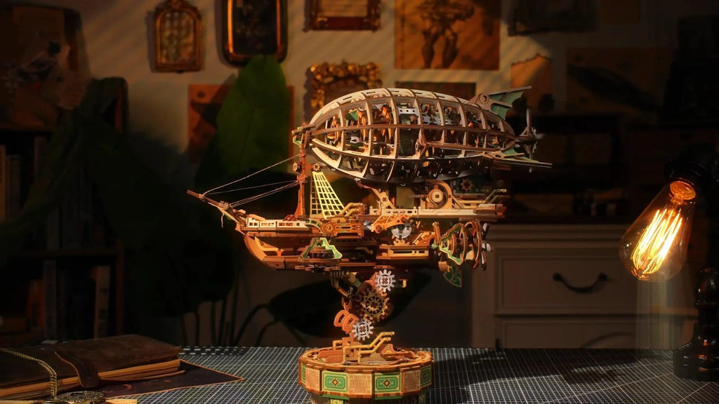 Sailing In Fog - 3D Mechanical Airship Puzzle
