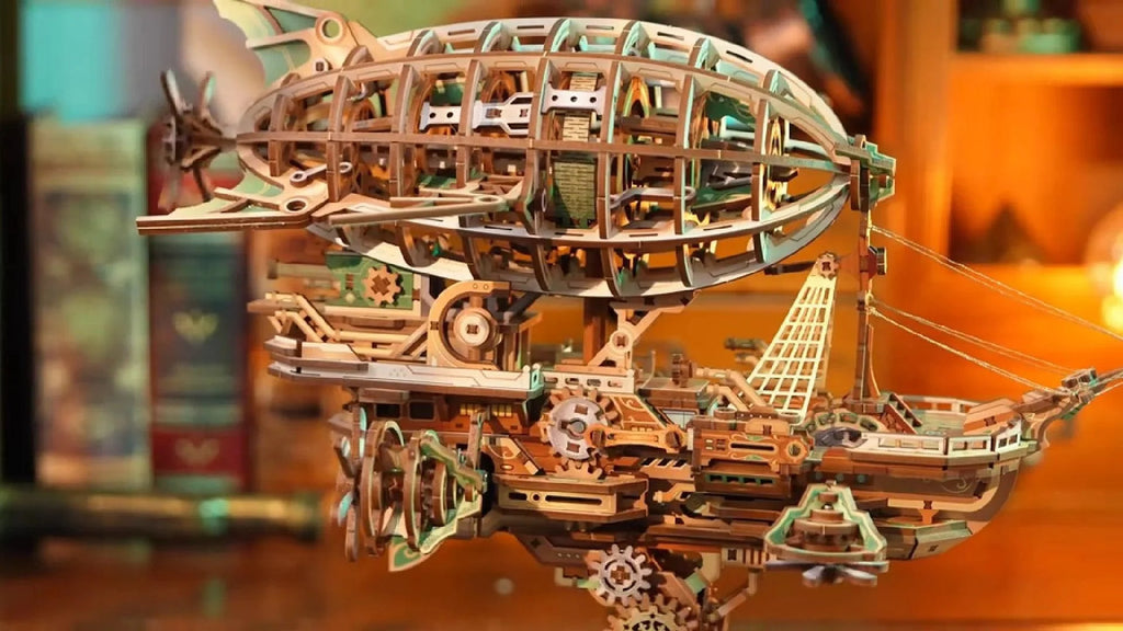 Sailing In Fog - 3D Mechanical Airship Puzzle
