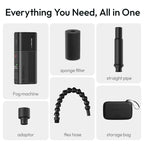 Standard fog machine attachments and case