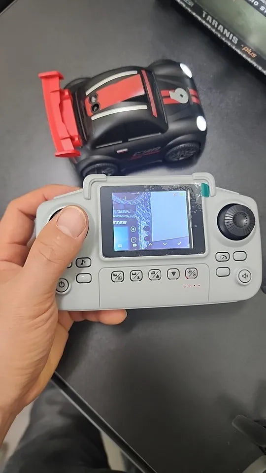 Original buyer photograph showing the LCD controller in use