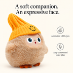 Expressive LED eyes and app-connected voice play