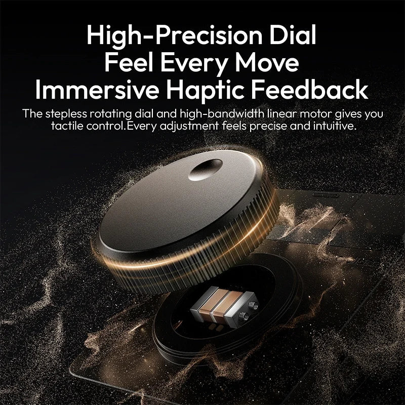 Haptic dial mechanism illustration