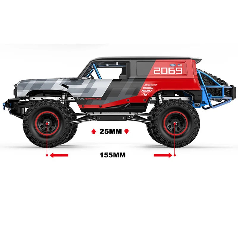 H18P side profile and wheelbase illustration