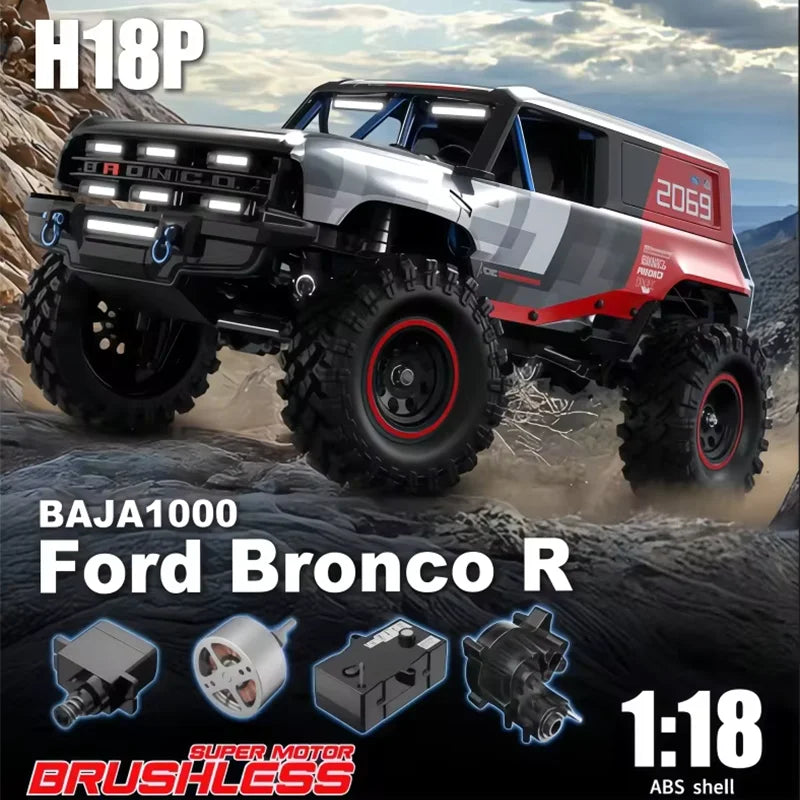 H18P 1:18 scale body and motor presentation