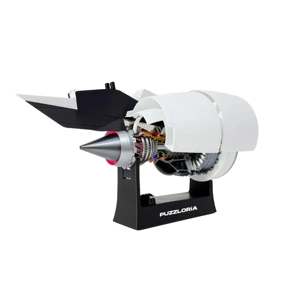 Premium Rolls Royce Trent 900 Turbofan Engine Model with Motorized Blades